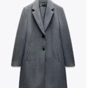 Zara Women's Charcoal Trench Coat